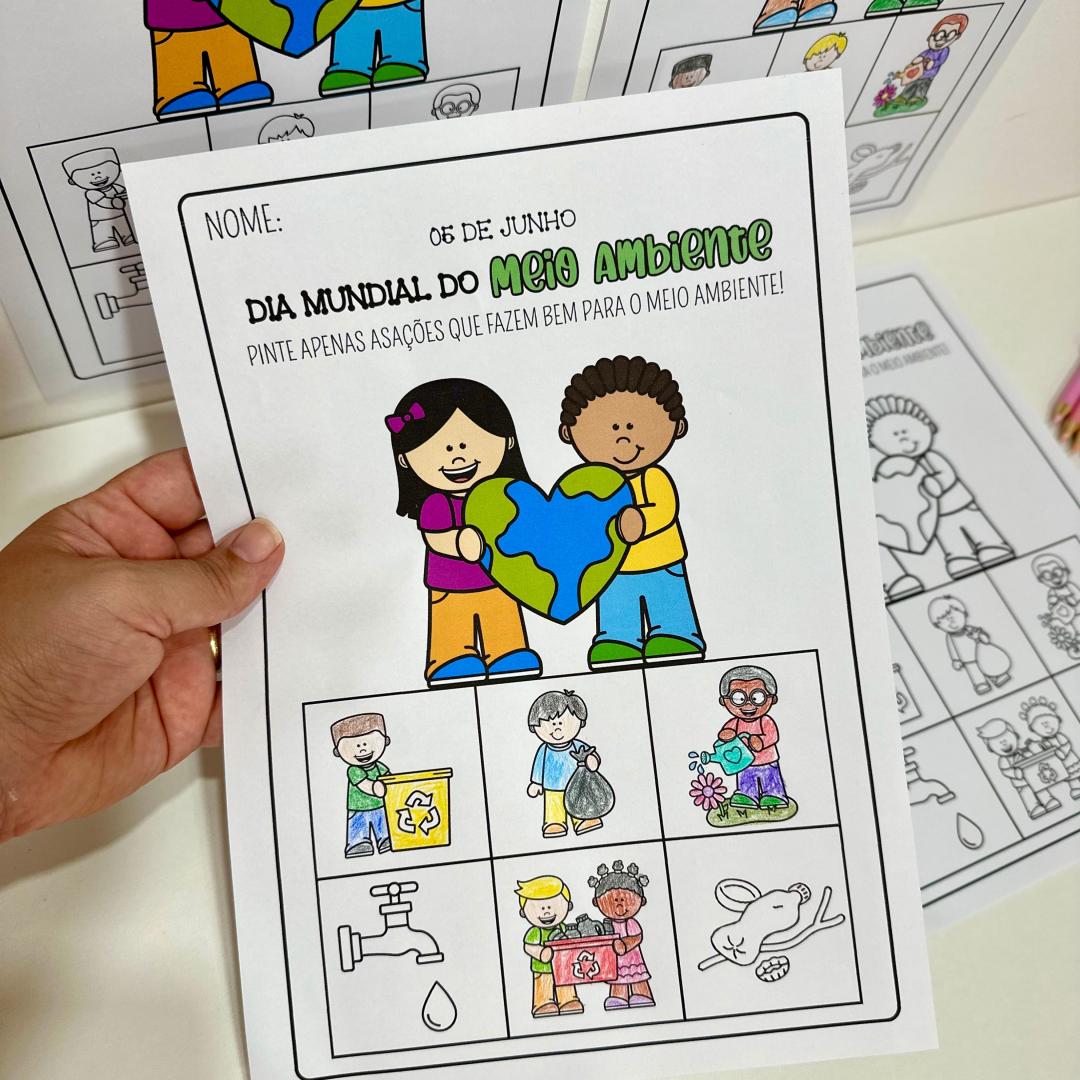 Meio Ambiente - Colorindo